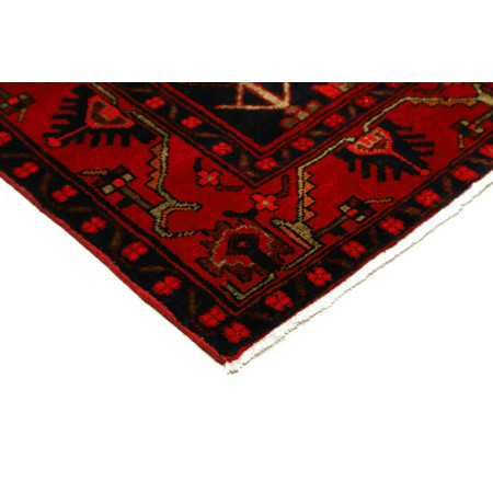 Hand Made Rug Hamadan Persia 140x214 Red Dark B