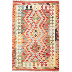 Kilim 101x147 Cm Kilim Afghanistan Hand-carded Wool (warp: