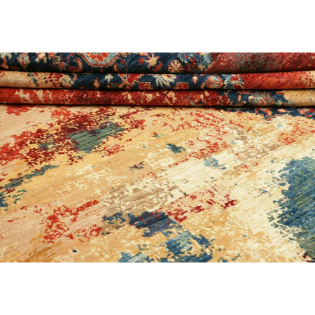 Hand Made Rug Vintage Erased Pakistan 272x365 R