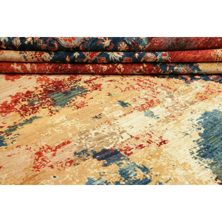 Hand Made Rug Vintage Erased Pakistan 272x365 R
