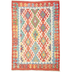 Kilim 106x152 Cm Kilim, Afghanistan, Hand-carded Wool (warp: