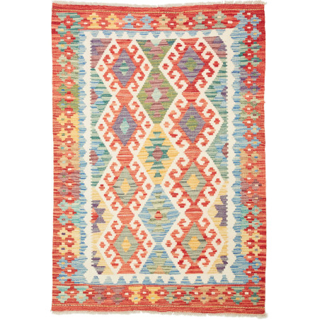 Kilim 106x152 Cm Kilim, Afghanistan, Hand-carded Wool (warp: