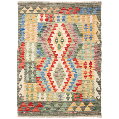 Kilim 111x148 Cm Kilim Afghanistan Hand-carded Wool