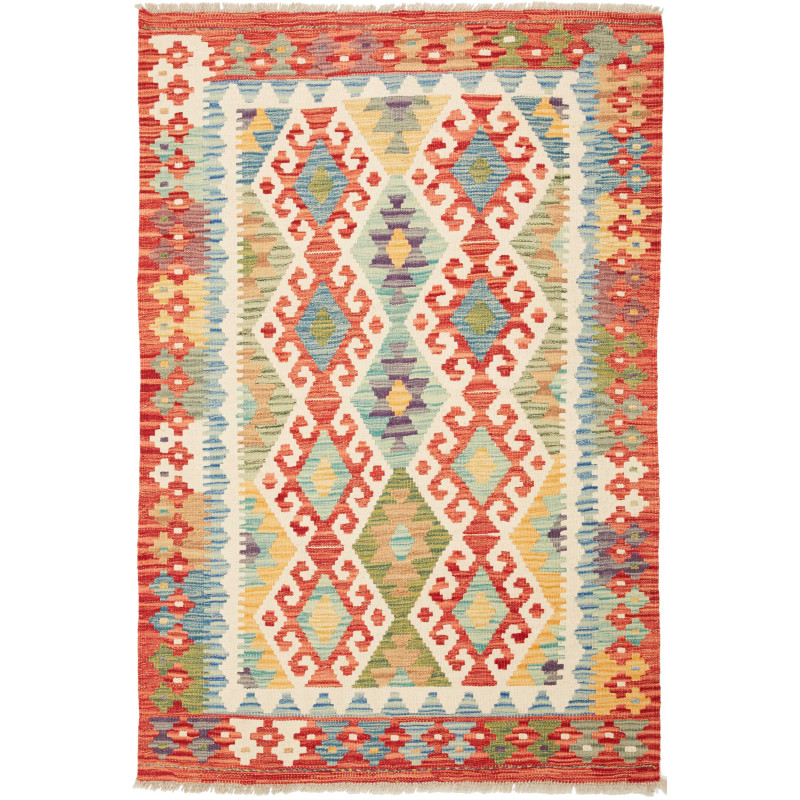 Kilim 107x152 Cm Kilim, Afghanistan, Hand-carded Wool (warp: