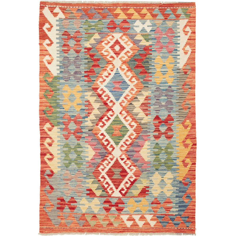 Kilim 99x148 Cm Kilim Afghanistan Hand-carded Wool