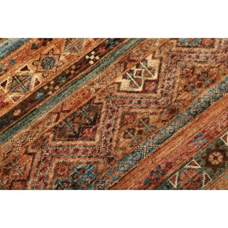 Hand Made Rug Samarkand Pakistan 83x245 Rust Bl
