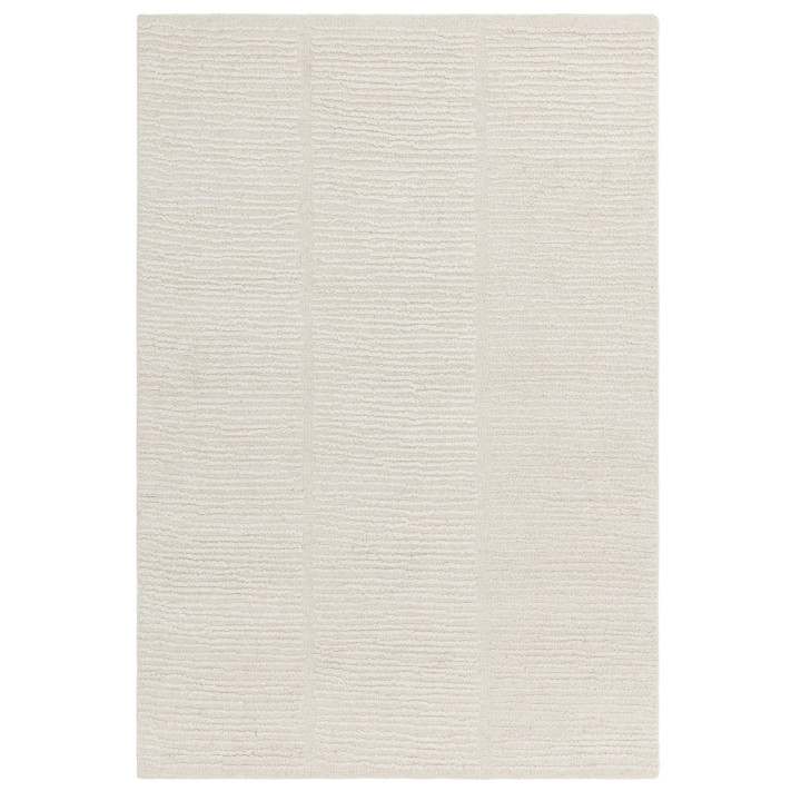 Tappeto Zennith geometrico crema e bianco 160x23