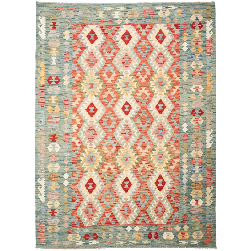 Kilim 183x247 Cm Kilim, Afghanistan, Hand-carded Wool (warp: