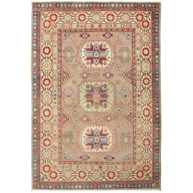 Kazak 167x242 Cm Kazak Afghanistan Hand-carded Wool Cotton