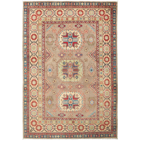 Kazak 167x242 Cm Kazak Afghanistan Hand-carded Wool Cotton