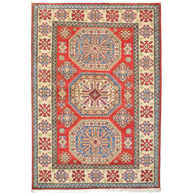 Kazak 121x174 Cm Kazak, Pakistan, Hand-carded Wool (warp: