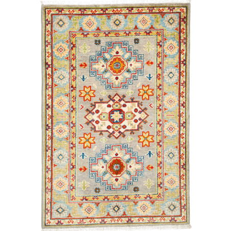 Kazak 83x125 Cm Kazak, Afghanistan, Hand-carded Wool, Warp: