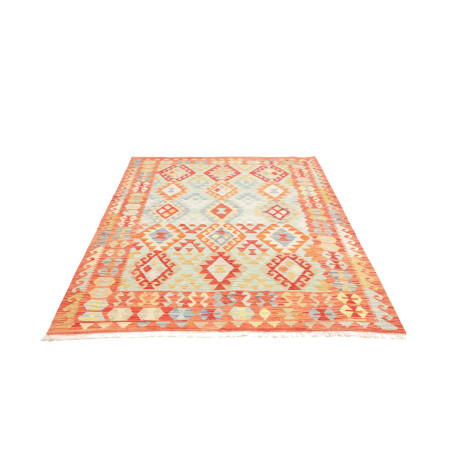Hand Made Rug Kilim Afghanistan 153x201 Orange