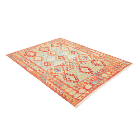 Hand Made Rug Kilim Afghanistan 153x201 Orange