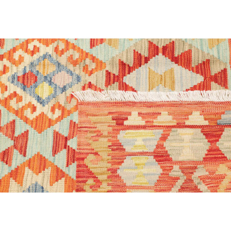 Hand Made Rug Kilim Afghanistan 153x201 Orange