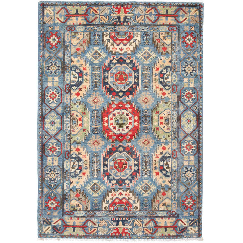 Kazak 125x179 Cm Kazak Afghanistan Hand-carded Wool (cotton