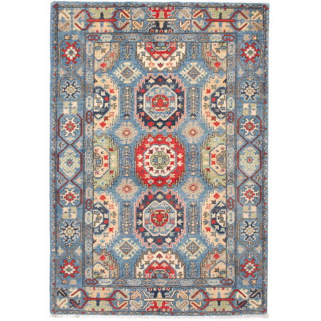 Kazak 125x179 Cm Kazak Afghanistan Hand-carded Wool (cotton