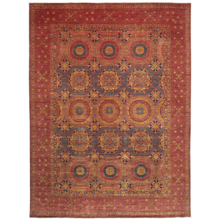 Hand Made Rug Kairo Pakistan 275x372 Brick Red