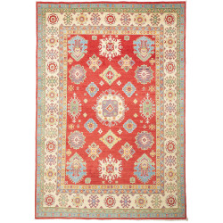 Kazak 204x297 Cm Kazak Pakistan. Hand-carded Wool (warp