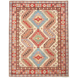 Rug Kazak Pakistan 157x201 Cream Red