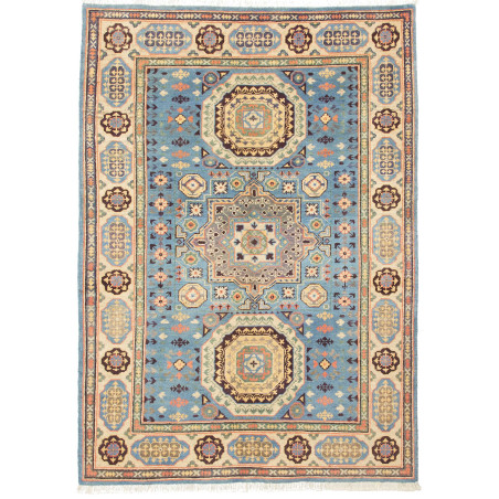 Kazak 123x173 Cm Kazak Afghanistan Hand-carded Wool Cotton