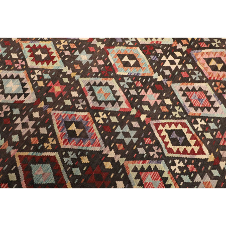 Hand Made Rug Kilim Afghanistan 204x295 Dark Br