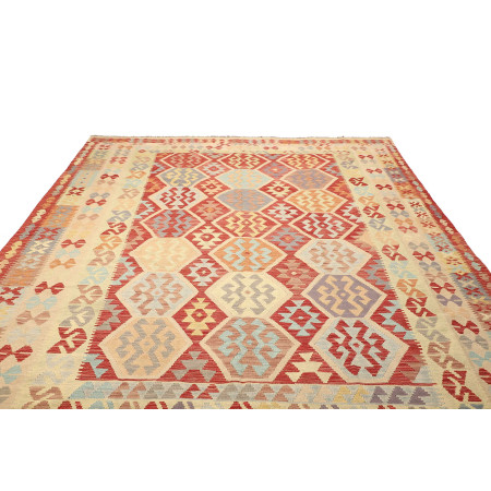 Hand Made Rug Kilim Afghanistan 254x340 Red Mul