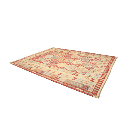 Hand Made Rug Kilim Afghanistan 254x340 Red Mul