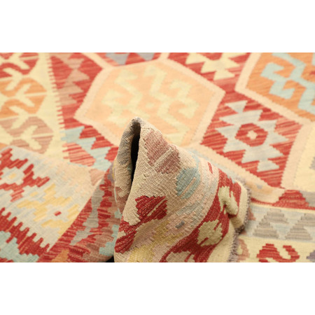 Hand Made Rug Kilim Afghanistan 254x340 Red Mul