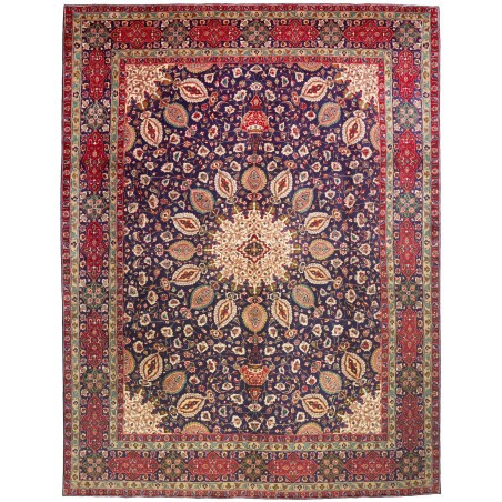 Tabriz 300x395 Cm Tabriz, Persia, Hand-carded Wool (warp: