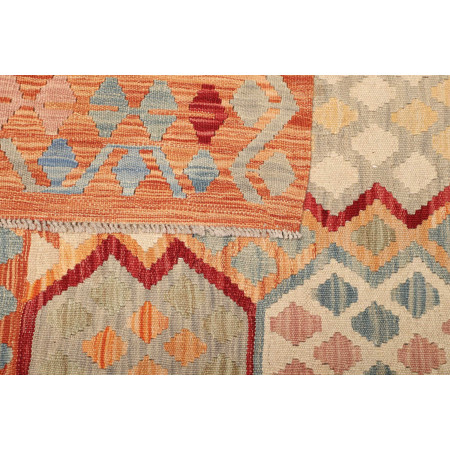 Hand Made Rug Kilim Afghanistan 188x230 Orange
