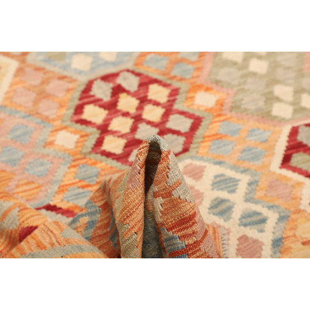 Hand Made Rug Kilim Afghanistan 188x230 Orange