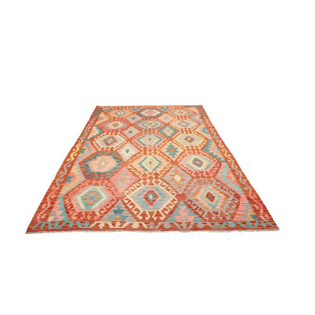 Hand Made Rug Kilim Afghanistan 177x252 Rust Li