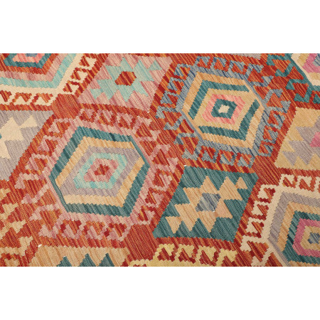 Hand Made Rug Kilim Afghanistan 177x252 Rust Li