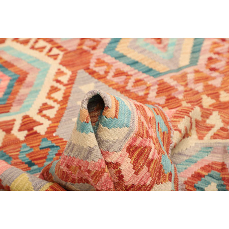 Hand Made Rug Kilim Afghanistan 177x252 Rust Li