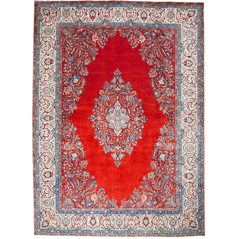 Sarough 267x368 Cm Sarough, Persia, Hand-carded Wool (warp: