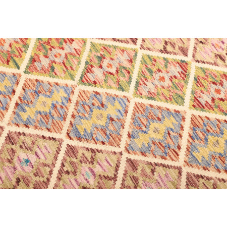 Hand Made Rug Kilim Afghanistan 130x184 Orange