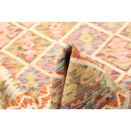 Hand Made Rug Kilim Afghanistan 130x184 Orange