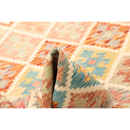 Hand Made Rug Kilim Afghanistan 132x189 Orange