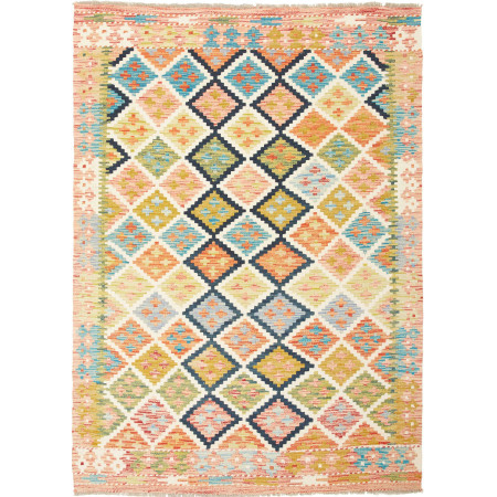Hand Made Rug Kilim Afghanistan 132x184 Multico