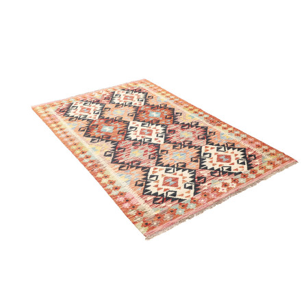 Hand Made Rug Kilim Afghanistan 122x183 Orange
