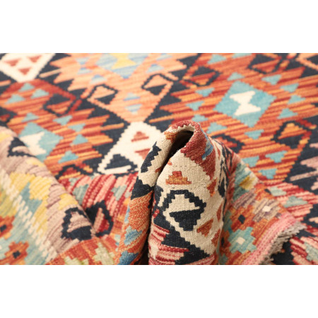 Hand Made Rug Kilim Afghanistan 122x183 Orange
