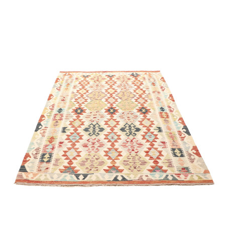 Hand Made Rug Kilim Afghanistan 130x185 Beige O
