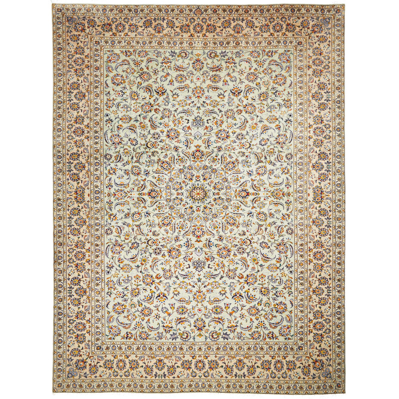 Kashan 305x407 Cm Kashan Persia Hand-carded Wool Cotton