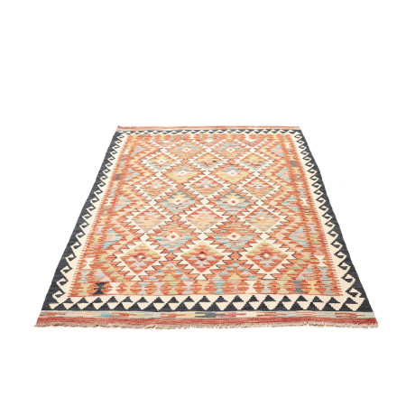 Hand Made Rug Kilim Afghanistan 126x180 Orange