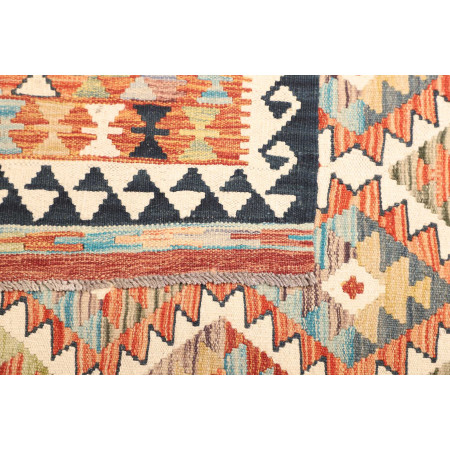 Hand Made Rug Kilim Afghanistan 126x180 Orange