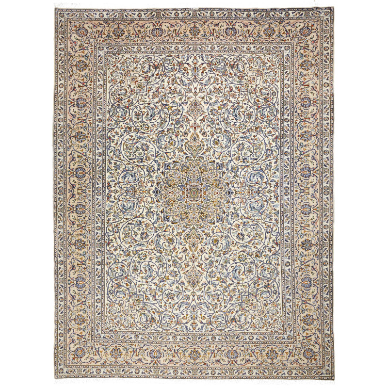 Kashan 297x393 Cm Kashan, Persia, Hand-carded Wool (cotton