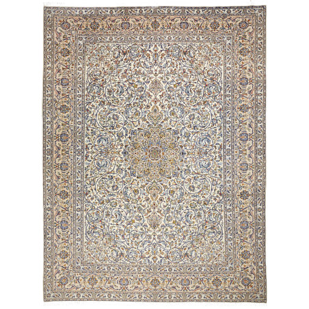 Kashan 297x393 Cm Kashan, Persia, Hand-carded Wool (cotton