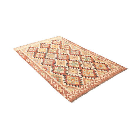 Hand Made Rug Kilim Afghanistan 120x188 Brick R