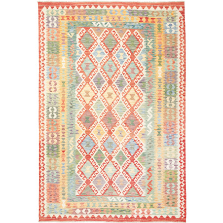 Kilim 199x298 Cm Kilim, Afghanistan, Hand-carded Wool (warp: